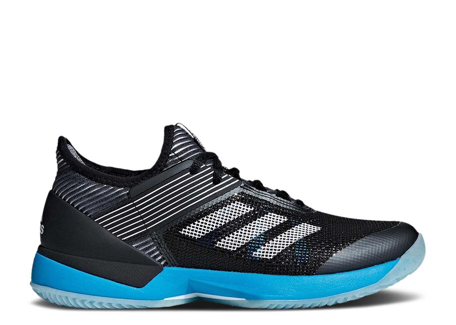 (Women) adidas Adizero Ubersonic 3 Clay 'Black Shock Cyan' CG6483