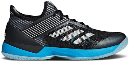 (Women) adidas Adizero Ubersonic 3 Clay 'Black Shock Cyan' CG6483 (Women) adidas Adizero Ubersonic 3 Clay 'Black Shock Cyan' CG6483
