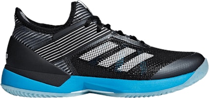 (Women) adidas Adizero Ubersonic 3 Clay 'Black Shock Cyan' CG6483 (Women) adidas Adizero Ubersonic 3 Clay 'Black Shock Cyan' CG6483