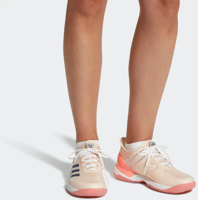 Adidas Adizero Ubersonic 3 輕便透氣 低幫運動網球鞋 女款 粉色 Sizing Adidas Adizero Ubersonic 3 輕便透氣 低幫運動網球鞋 女款 粉色