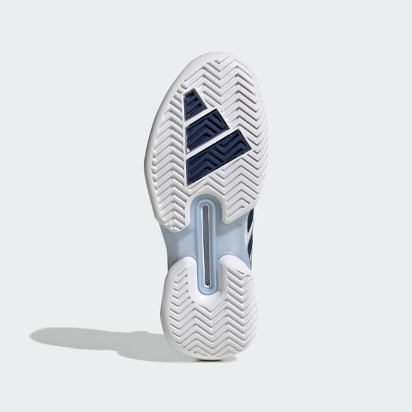 Shop (W) 아디다스 아디제로 우버소닉 5 테니스화 클라우드 화이트/다크 블루/크리스탈 스카이 JR1757