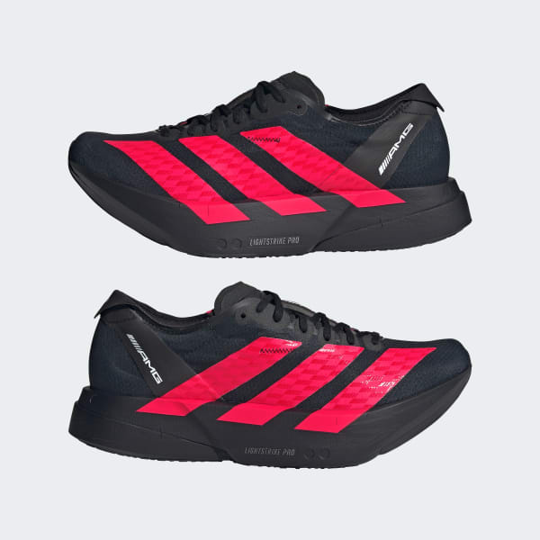 Sizing (W) Adidas Adizero x AMG Adios Pro 4 慢跑鞋 核心黑/亮紅/雲白 KH8839