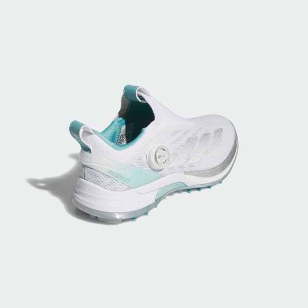Purchase (W) 아디다스 아디제로 ZG BOA 스파이크리스 골프화 클라우드 화이트/실버 메탈릭/플래시 아쿠아 JQ7751