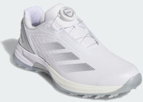 (W) Adidas Adizero ZG Low Cut Boa Spikeless Golf Shoes Putih/Perak/Kelabu. JS1764 Shop (W) Adidas Adizero ZG Low Cut Boa Spikeless Golf Shoes Putih/Perak/Kelabu. JS1764
