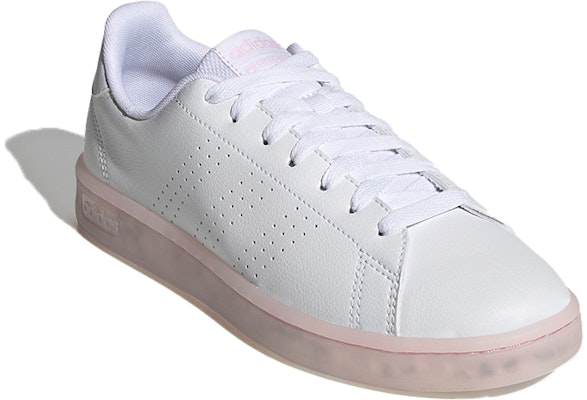 adidas neo ADVANTAGE Eco 低筒板鞋 女款 白粉 Lookbook adidas neo ADVANTAGE Eco 低筒板鞋 女款 白粉