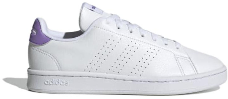 (Women) adidas Advantage 'White Violet Fusion' HR0320 Order (Women) adidas Advantage 'White Violet Fusion' HR0320