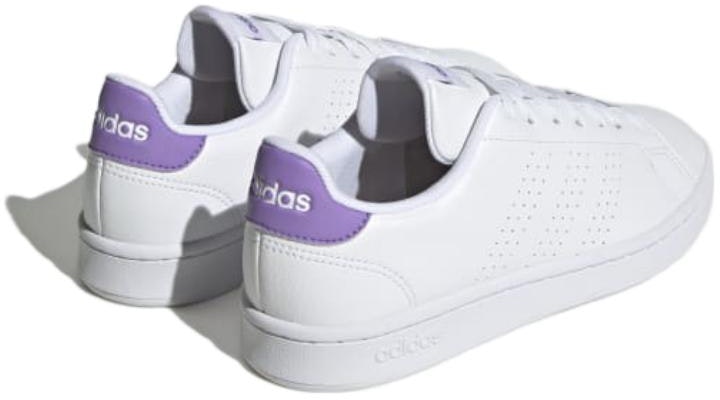 (Women) adidas Advantage 'White Violet Fusion' HR0320 Lookbook (Women) adidas Advantage 'White Violet Fusion' HR0320