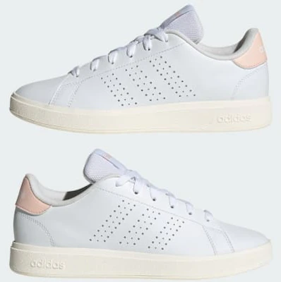 (Women) adidas Advantage Base 2.0 Cloud White/Cloud White/Blush Pink IH1692 Sizing (Women) adidas Advantage Base 2.0 Cloud White/Cloud White/Blush Pink IH1692