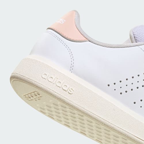 Cheap (Women) adidas Advantage Base 2.0 Cloud White/Cloud White/Blush Pink IH1692
