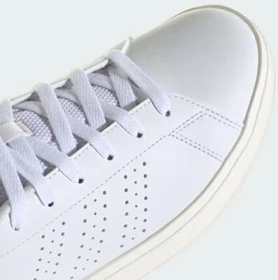 (Women) adidas Advantage Base 2.0 Cloud White/Cloud White/Blush Pink IH1692 1