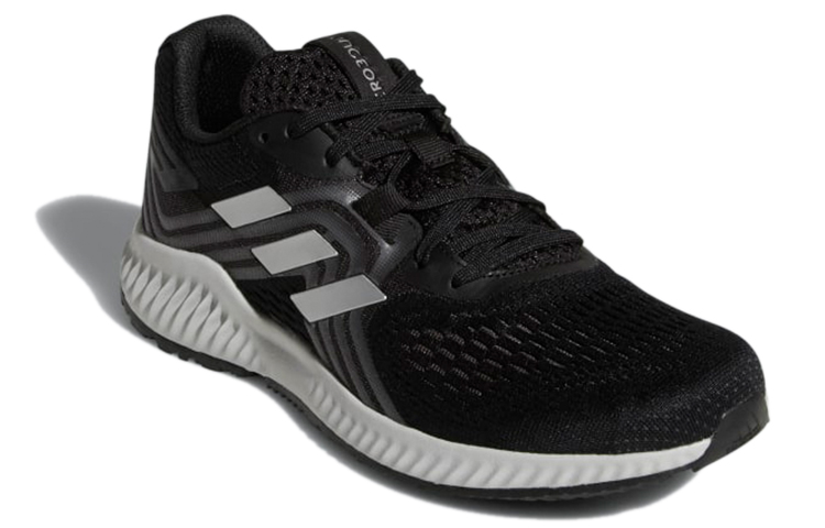 Lookbook adidas Aerobounce 2 低筒 跑步鞋 女款 黑灰色