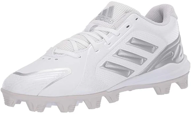 adidas Afterburner 7 Pro 減震防滑耐磨 低筒 壘球鞋 女款 白銀 Lookbook adidas Afterburner 7 Pro 減震防滑耐磨 低筒 壘球鞋 女款 白銀