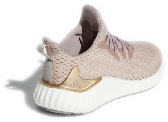 (W) adidas AlphaBoost 'Pink Copper Metallic' Wanita Sneakers EH3354 Lookbook (W) adidas AlphaBoost 'Pink Copper Metallic' Wanita Sneakers EH3354