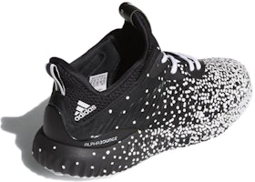 adidas Alphabounce 1 耐磨防滑跑鞋 女款 黑與白 Shop adidas Alphabounce 1 耐磨防滑跑鞋 女款 黑與白