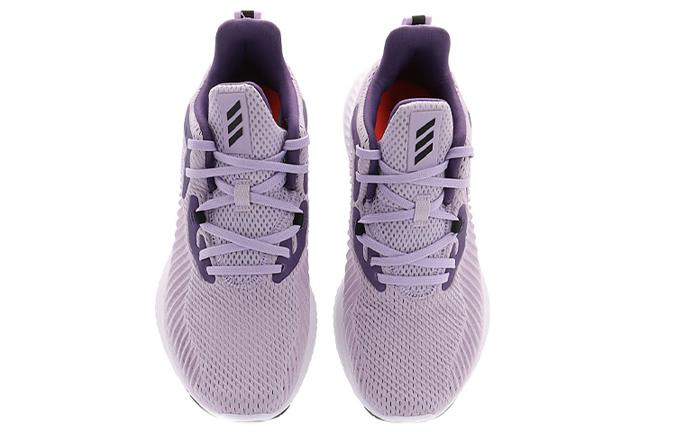 Shop adidas Alphabounce 3 防滑耐磨 低筒 跑步鞋 女款 淡紫色