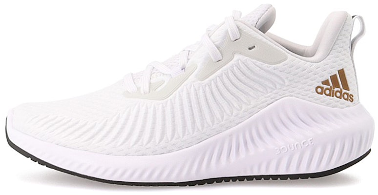 (Women) adidas Alphabounce+ 3 'White Copper Metallic' EG1386 Buy (Women) adidas Alphabounce+ 3 'White Copper Metallic' EG1386