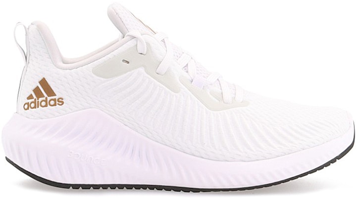 (Women) adidas Alphabounce+ 3 'White Copper Metallic' EG1386 Order (Women) adidas Alphabounce+ 3 'White Copper Metallic' EG1386