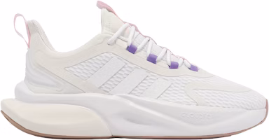 (Women) adidas Alphabounce+ 'White College Purple' HP6150 (Women) adidas Alphabounce+ 'White College Purple' HP6150