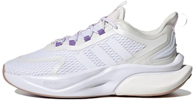 (Women) adidas Alphabounce+ 'White College Purple' HP6150 (Women) adidas Alphabounce+ 'White College Purple' HP6150