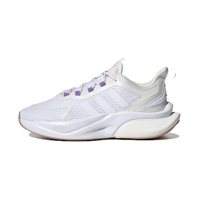 (W) adidas Alphabounce+ 'White College Purple'