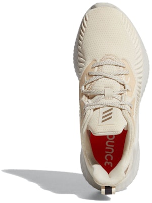 (W) adidas Alphabounce+ Run 'Blanco Marrón' G28568 Shop (W) adidas Alphabounce+ Run 'Blanco Marrón' G28568