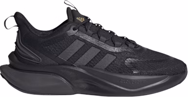 (Women) adidas AlphaBounce Plus 'Black Gold Metallic' HP6149 (Women) adidas AlphaBounce Plus 'Black Gold Metallic' HP6149