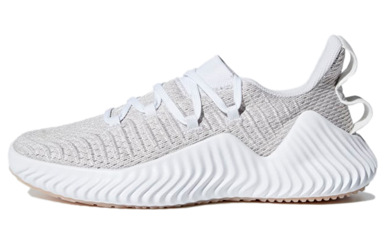 Buy 阿迪达斯 AlphaBounce Trainer 減震耐磨 低幫 跑步鞋 女款 灰白