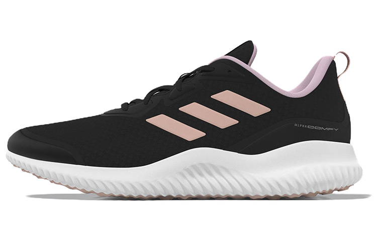 (Women) adidas Alphacomfy 'Black Clear Pink' ID0352