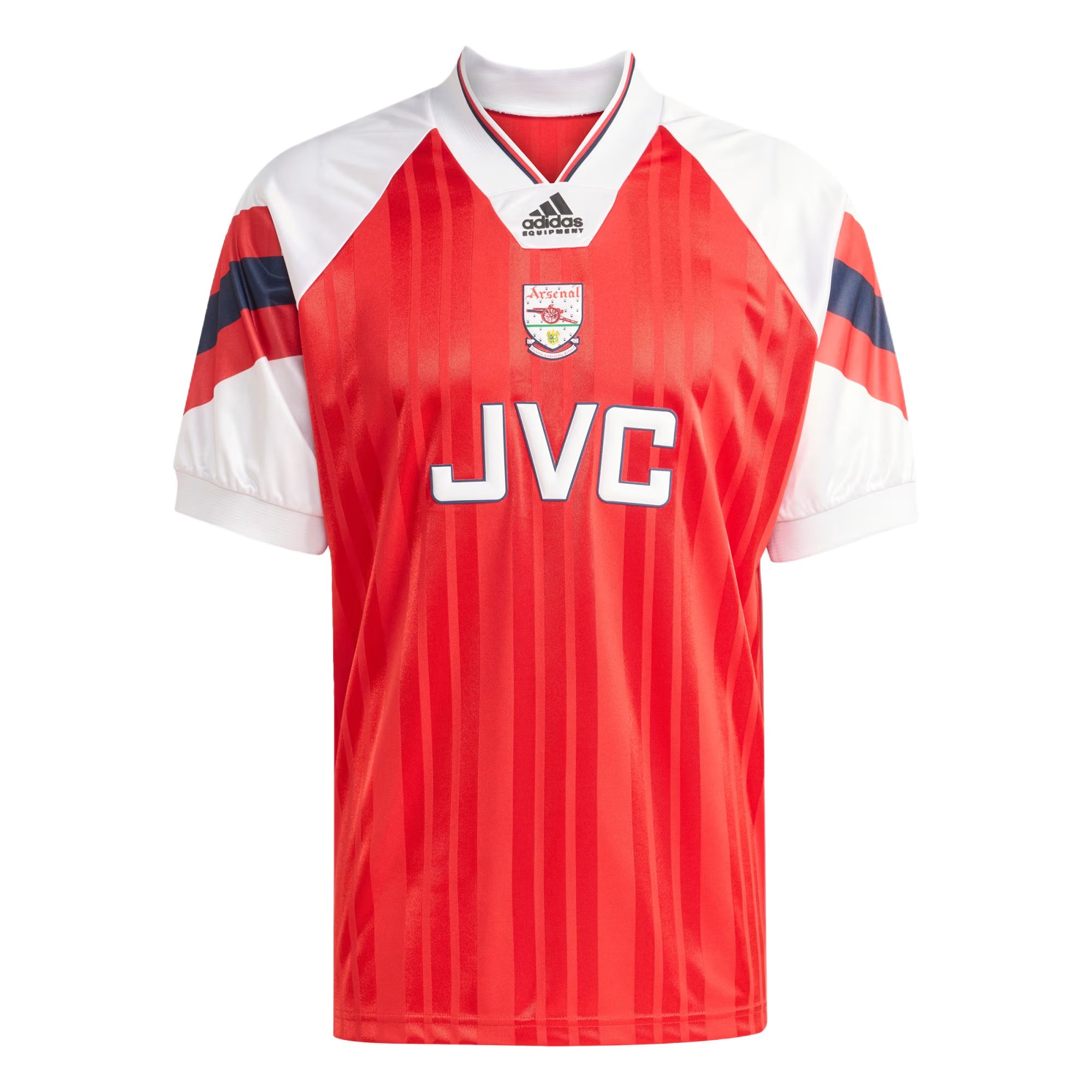 adidas Arsenal 92-94 Home Premier League Retro V-Neck Jersey Men’s Soccer Shirt KE3906