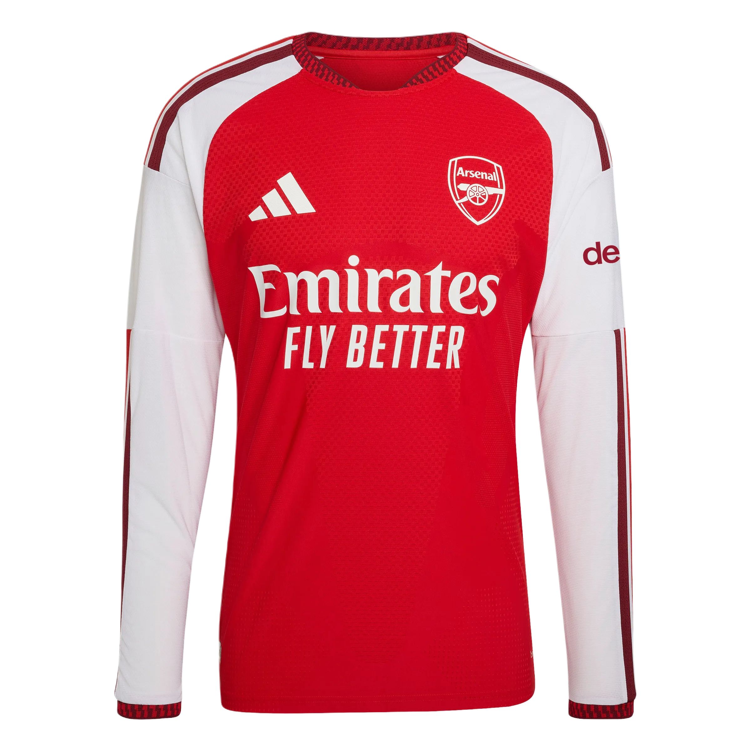 adidas Arsenal FC 26/27 Home Authentic Long Sleeve Jersey Player Version KB9967