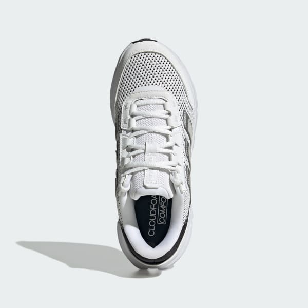 (W) Adidas AstraStar Shoes Cloud White/Silver Metallic/Core Black 圖 2