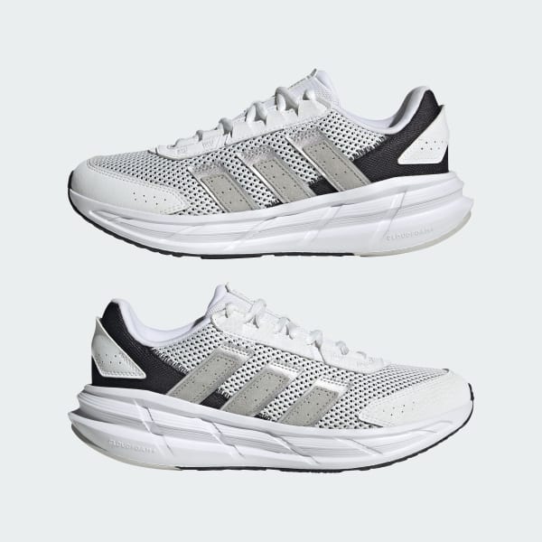 (W) Adidas AstraStar Shoes Cloud White/Silver Metallic/Core Black 圖 7