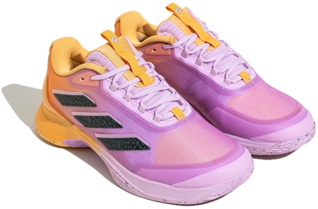 adidas originals Avacourt 2 網球舒適百搭 減震耐磨 低筒 網球鞋 女款 紫橙黑 Lookbook adidas originals Avacourt 2 網球舒適百搭 減震耐磨 低筒 網球鞋 女款 紫橙黑