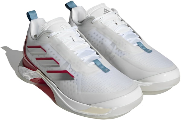 (Women) adidas Avacourt 'White Scarlet' ID6813 Lookbook (Women) adidas Avacourt 'White Scarlet' ID6813