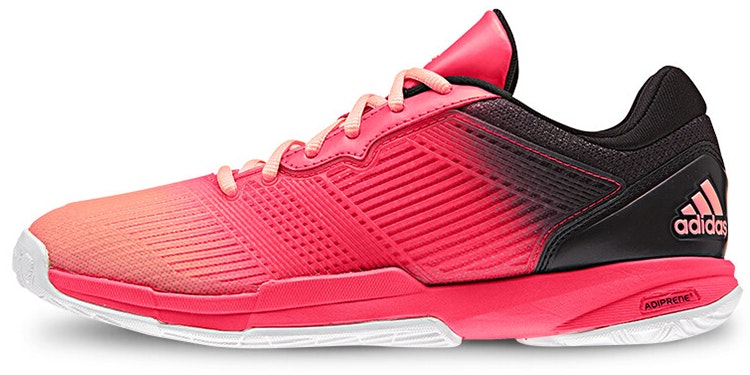 women-adidas-badminton-shoes-breathable-and-durable-red-black-af-4882