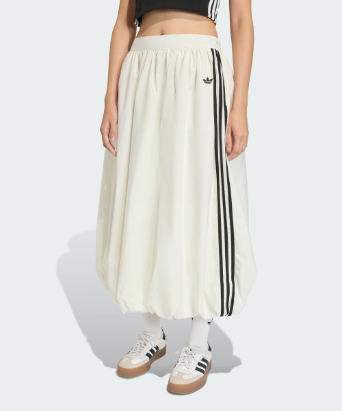 (Women) adidas Balloon Long Skirt - White KE3441
