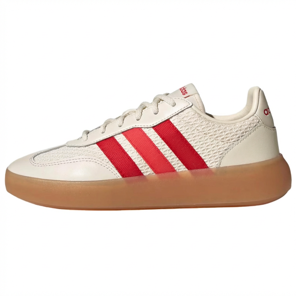 (Women) adidas Barreda Decode Low-Top Sneakers Beige Leather Casual Comfort IH1447