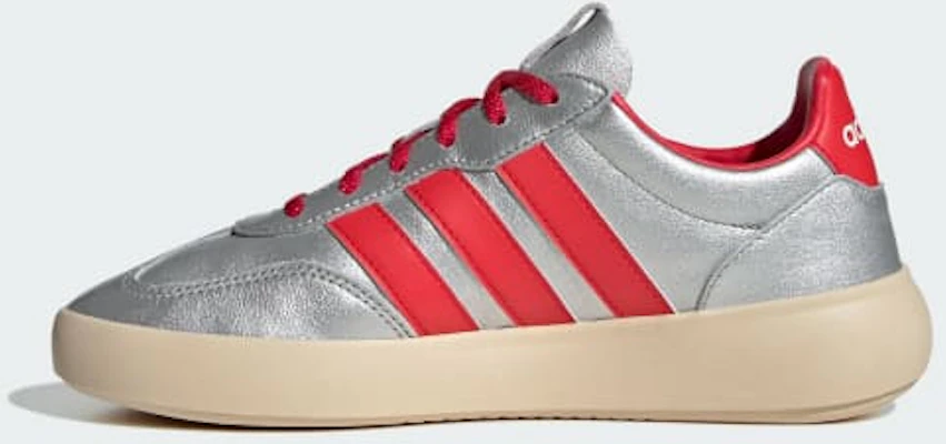 (W) アディダス バレーダ デコード スニーカー シルバーメタリック/ピュアルビー/クリスタルサンド JR1220 Details for (W) アディダス バレーダ デコード スニーカー シルバーメタリック/ピュアルビー/クリスタルサンド JR1220