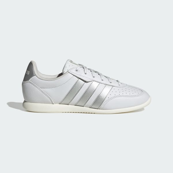 (Women) Adidas Barreda Lo Casual Shoes Crystal White/Silver Metallic/Off White HQ7386