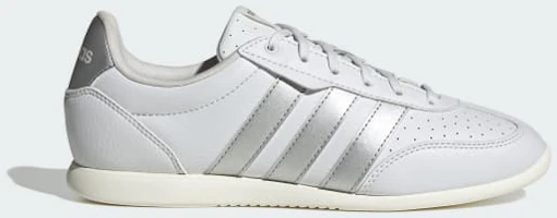 (Women) Adidas Barreda Lo Casual Shoes Crystal White/Silver Metallic/Off White HQ7386 (Women) Adidas Barreda Lo Casual Shoes Crystal White/Silver Metallic/Off White HQ7386