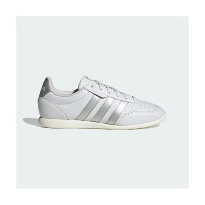 (W) Adidas Barreda Lo Casual Shoes Crystal White/Silver Metallic/Off White
