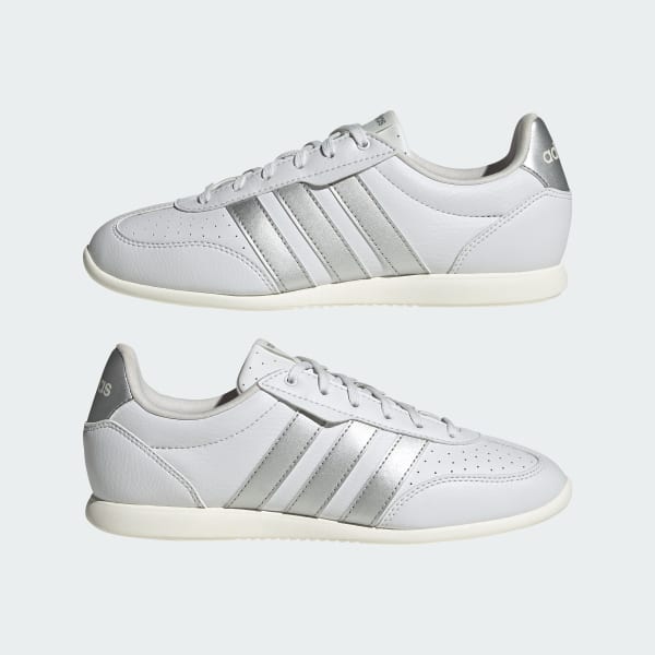Sizing (W) Adidas Barreda Lo Kasut Santai Putih Kristal/Perak Metalik/Putih Susu HQ7386