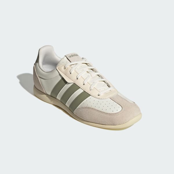 Shop (W) adidas BARREDA LO Kasut Off White/Tent Green/Warm Vanilla HQ7388