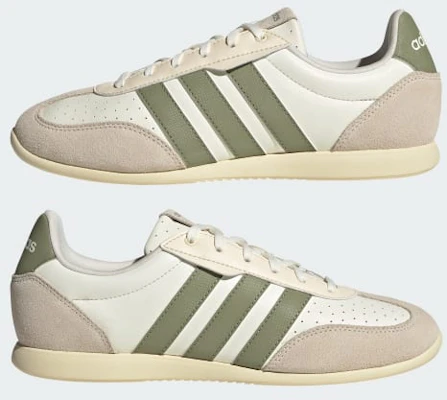 (W) adidas BARREDA LO Kasut Off White/Tent Green/Warm Vanilla HQ7388 Sizing (W) adidas BARREDA LO Kasut Off White/Tent Green/Warm Vanilla HQ7388