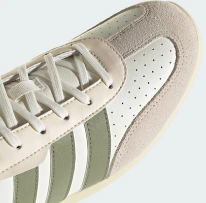 (W) adidas BARREDA LO Kasut Off White/Tent Green/Warm Vanilla HQ7388 1