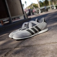 Cheap (W) Adidas Barreda Mary Jane 銀色/黑色/米白 復古休閒鞋 HP3520