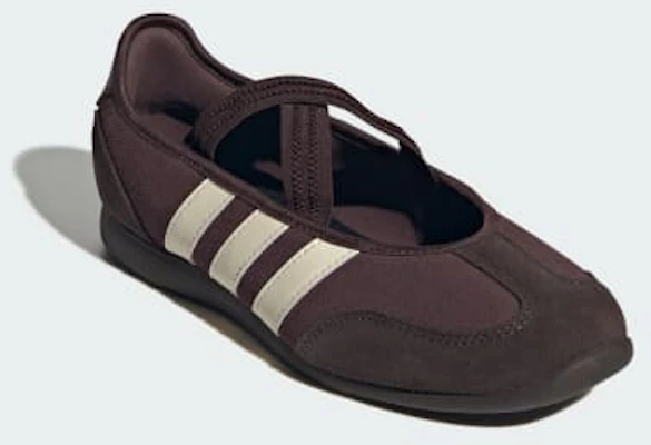 (W) adidas Barreda Mary Jane Flats Coklat/Cream Putih/Kopi Aurora KJ2255 Shop (W) adidas Barreda Mary Jane Flats Coklat/Cream Putih/Kopi Aurora KJ2255