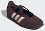 Shop (W) adidas Barreda Mary Jane Flats Coklat/Cream Putih/Kopi Aurora KJ2255