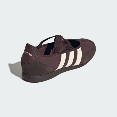 Purchase (W) adidas Barreda Mary Jane Flats Coklat/Cream Putih/Kopi Aurora KJ2255