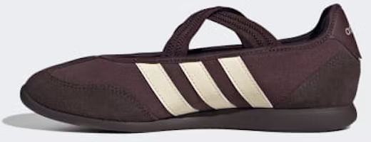 Details for (W) adidas Barreda 瑪莉珍平底鞋/芭蕾舞鞋 棕影/奶白/極光咖啡 KJ2255